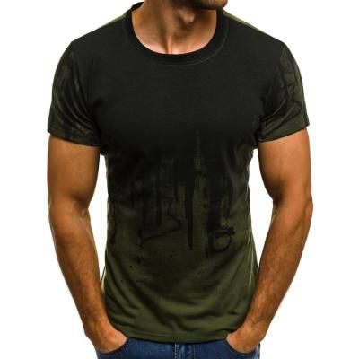 China Anti-Shrink T-shirt Men Style Dry Fit Men's Polyester T-shirt Cotton Men's T-shirt for sale