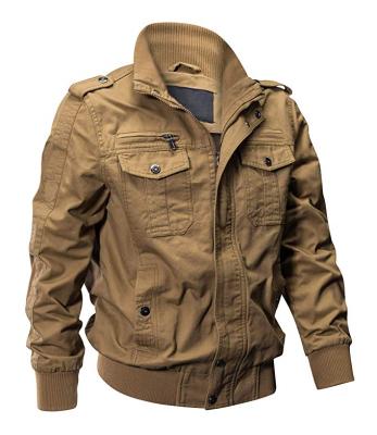 China Custom Made Winter Coat Mens Full Zip Windbreaker Cotton Sustainable Engine Cooling Mens Cargo Jacket for sale