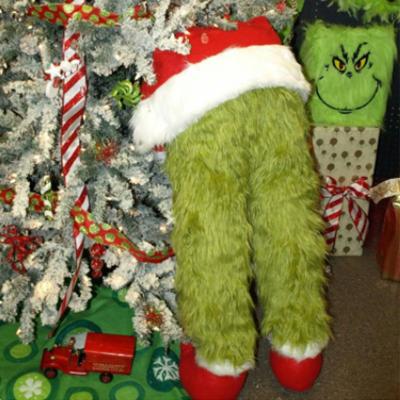 China Hot Plush Christmas Toys Green Plush Toys Christmas Gift Christmas Decor for sale