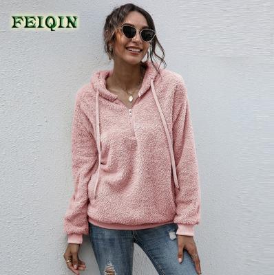 China S-5XL Anti-wrinkle Women's Sweatshirt Cotton Hoodie Sportswear Casual Fall Winter Plush Plus Size Sweater Tops For Ladies Coldker for sale