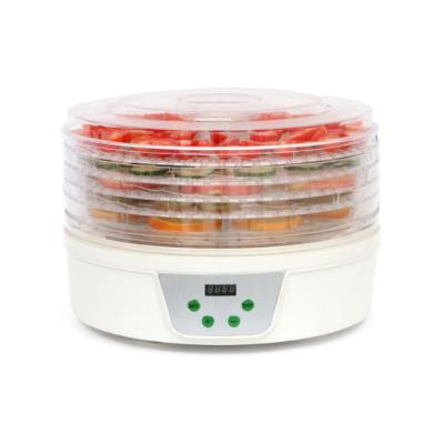 China Hotels Rotating Digital Models For Beef Yogurt Home Use Appliances Vegetable Food Dehydrator 245W 5 Removeable Adjustable Tray for sale