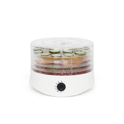 China Mini removable tray homeuse machine 35c-70c fruit jerky with transparent tray 5 food dehydrator 3-4 finished drying for sale