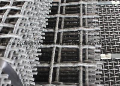 China Vibrating Stone Crushers Metal Mesh Screen , Spring Steel Wire Mesh 65Mn 45Mn for sale