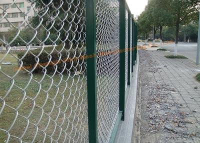 China Custom Plastic Coated Wire Fencing , Metal Welded Wire Mesh Fence For Schools for sale