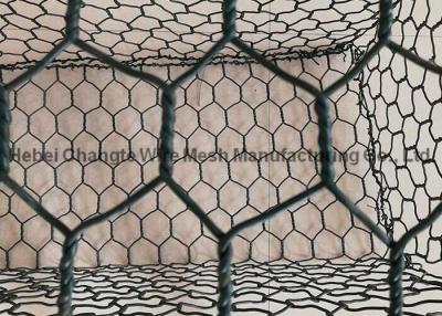 China Galvanized Gabion Wire Mesh Baskets / Box / PVC Coated Gabion Mattress For Slope Protection for sale