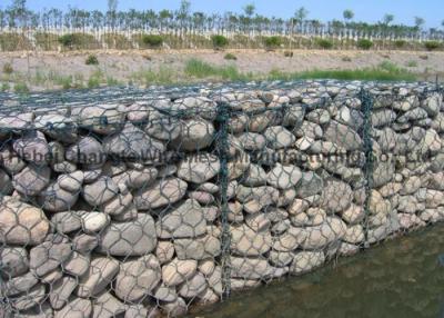 China Galvanizado e o PVC revestiu a rede de arame de Gabion para a proteção do rio à venda