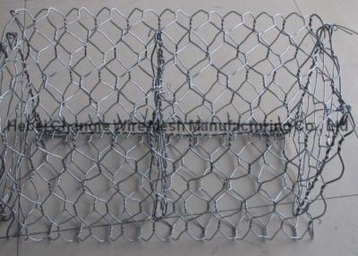 China cestas de Gabion do fio da altura de 1m no mergulho quente galvanizado ou no PVC revestido à venda