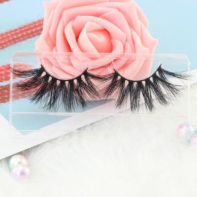 China 2021 New Products 3D Mink Eyelashes Free Sample 3d mink eyelashes crisscross 25 mm for sale