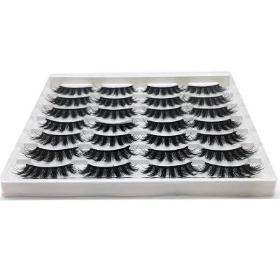 China Custom Mink Lashes 14Pairs Thick Silk Synthetic Eyelashes Lash Packaging Box Eyelash Packaging, lashes3d wholesale seller for sale