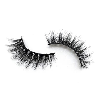 China Natural Custom Logo Long Fiber Silk Eye Lashes Distributors Glue Lashes Vendor Eyelash Wholesale Packaging for sale