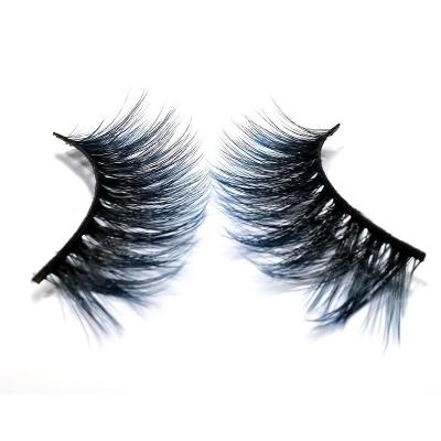 China Long Faux 3D Mink False Silk Eyelashes Soft Black Cotton Hair Logo Band Style Wear Color Hand Natural Light Weight Natural Origin for sale