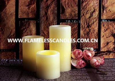 China Amber Flicker Flameless Battery LED Votive Candles , Electric Votive Candles for Weddings for sale