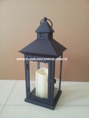 China Flameless Rustic Candle Lanterns Luminara Flameless Candle Lanterns with Timer for sale