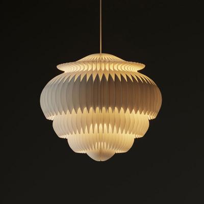 China collapsible & 2020 Newest Hotsale Eco-Friendly Luxury Honeycomb Ceiling Lamp Showroom Chandelier Creative Decoration Lamp For Hotel Restaurant Cafe for sale