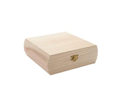 China Rustic Wooden Gift Box Custom Cheap Wooden Box JUNJI Small Wooden Box for sale