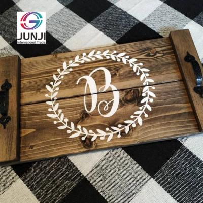 China Junji Wood Sink Cover Serving Tray Farmhouse Kitchen Decor Noodle Collectable Board Sink Wooden Cove for sale