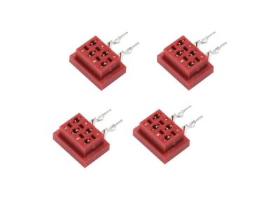 China Customized Red IDC Socket, 90° DIP Connector for Reliable Board-to-Board Links for sale