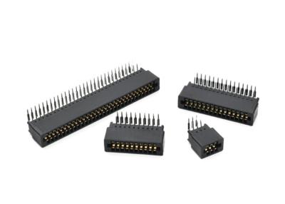 China 2.54mm Pitch EDGE CARD Connector with 90° Gold Finger Slot for Secure PCB Connections for sale