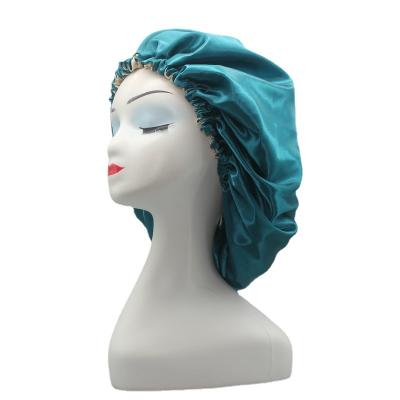 China OEM and ODM Wholesale New Band Wide Hat Amazon Fashion Cozy Logo Night Sleep Hat Hair Loss Satin Custom Hood for sale