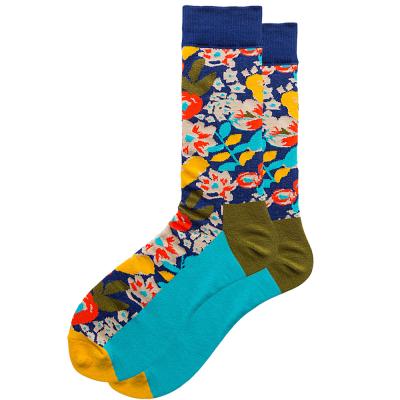 China Wholesale Cheap Custom Happy Designer Breathable Art Socks Iconic Funky Novelty Fashion Colorful Premium Cotton Sublimation for sale