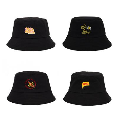 China Sun Protection Fashion Fisherman Hats Custom Logo Letter Embroidery Casual Versatile Bucket Hat New For Women for sale