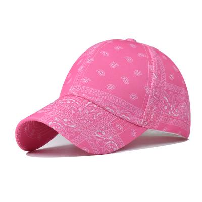 China JOINT High Quality Print Couple Hat Unisex Summer Baseball Refreshing Cotton Peaked Hat For Women for sale