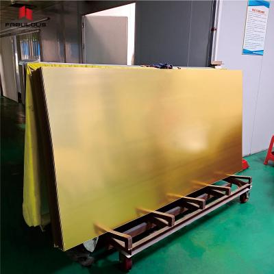 China Factory Direct Sales FABULOUS Eco-friendly 2mm Plastic Sheet 4x8ft Gold Acrylic Mirror for sale