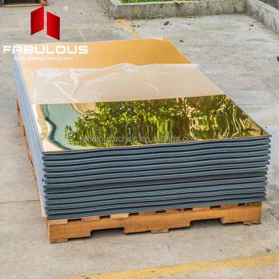 China Eco-friendly Laser Cut Engraved 4x8 Feet 1mm Plastic Panels Mirror Sheet Gold Color Acrylic Acrylic Sheet for sale