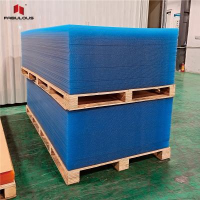 China Factory Direct Blue Translucent Plastic Acrylic Plate Custom 6mm Thick Extruded Acrylic Sheet Eco - Friendly for sale