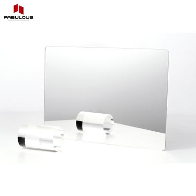 China Custom Plastic Acrylic Silver Mirror Manufacturer 0.8mm Thick Acrylic Sheet Cut Glass Mirror Eco-friendly for sale