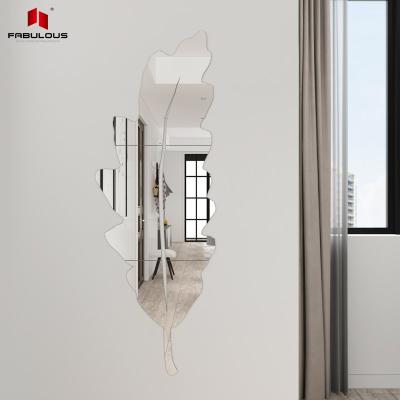 China Creative Splicing Wall Whole Body Decorative Mirror Customized Manufacturer Customized Waterproof Acrylic Mirror Bedroom for sale