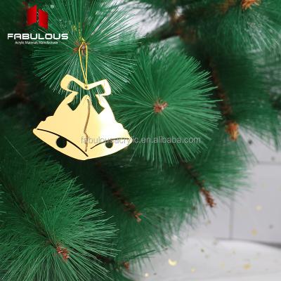 China Double Sided Mirror Home To Trace Custom Acrylic Mini Christmas Tree Ornaments Christmas Decoration for sale