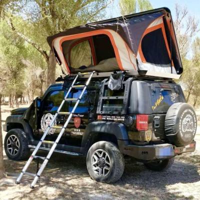 China Camouflage / Field Play Side Open Style 4x4 Car Roof Tent 4 Offroad People For Camping for sale