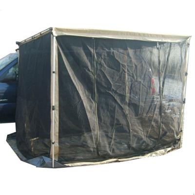 China Sun Proof 4x4 SUV Car Side Retractable Auto Roof Top Rewind Roof Tent Side Top Tent For Car With Side Cloth for sale