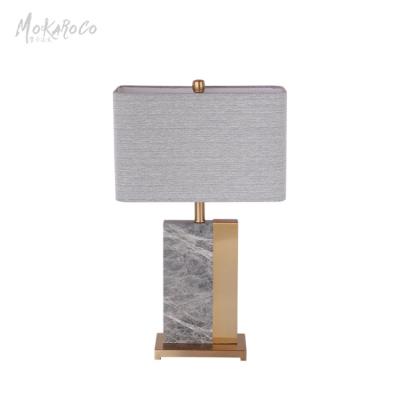 China Luxury Nordic modern minimalist marble light show room bedroom hotel living room bedroom bedside table lamp traditional modern for sale