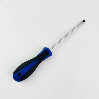 China Magnetic Tip 8x200 Mm Magnetic Tip CR-V Slotted Head Screwdriver for sale