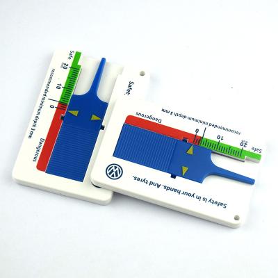 China Tire Groove Depth Blue Plastic 0-20mm Gauge for sale