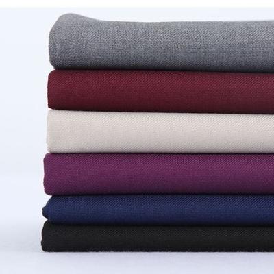 China 525GSM TR Wool Blended Twill Dyeing Twill Coat Fabric 148CM for sale