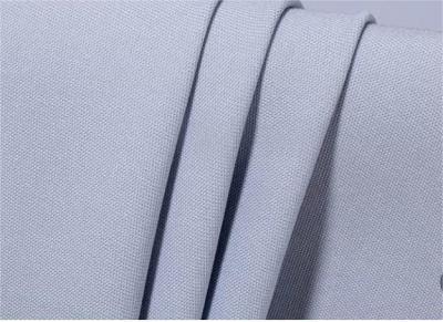 China Stiff Smooth Woven Polyester Rayon Blend Fabric Spandex Grey Colour for sale