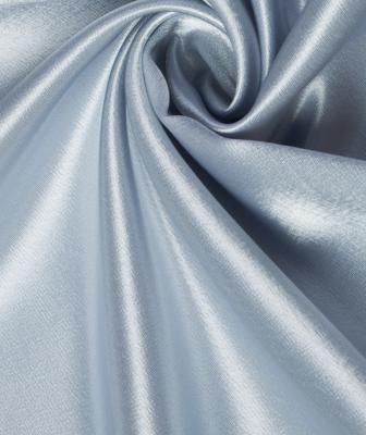 China Textured Satin Linen Fabric Dresses Linings Custom Colored 150CM Silver Satin Fabric for sale