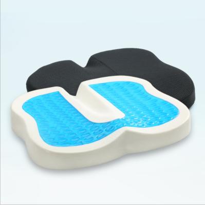 China Viable Gel Expanded Gel Cushion and Memory Foam Coccyx Non-Slip Orthopedic Cushion for Tailbone Pain for sale