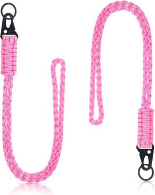 China Outdoor Main Chain Lanyard Heavy Duty Paracord Lanyard Customized Whistles Strap Braided From Activity Manufacturer For Outdoor Activities for sale