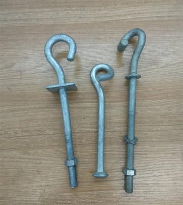 China Aerial Line Accessories Factory Supplied Pigtail Hook / Cable Hook / Line Pole Material for sale