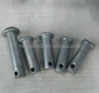 China ZINC Flat Head D Pin Bracket Galvanized Split Cotter Pin For Fasteners for sale