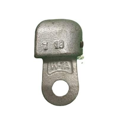 China Malleable Iron Hot Dip Galvanized Socket Clevis W-7A Electric Power Tie Down Fitting for sale