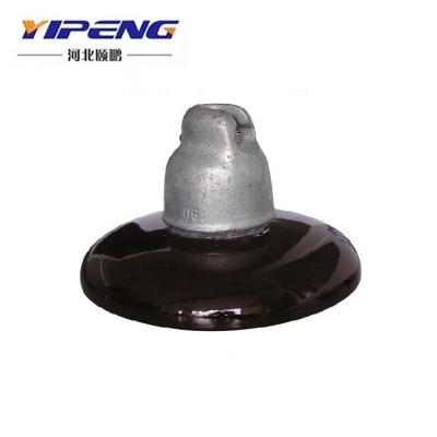 China LOW VOLTAGE High Voltage Porcelain Disc Insulator With Cap And Pin Suspension Ceramic Insulator Type 52-3 for sale