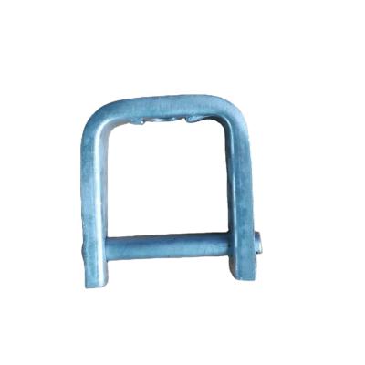 China Insulator Bracket Insulator Frame Hot Dipped Galvanized Type D Slot Iron for sale