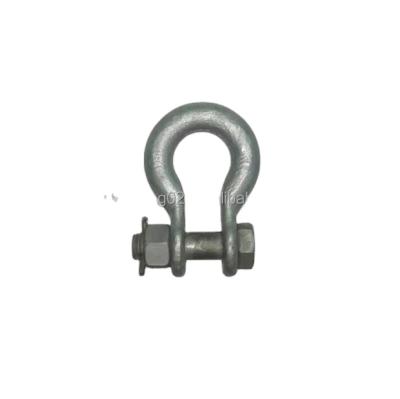 China Overhead Transmission Line Hot Dip Galvanized U Type Shackle For Electric Power Fitting for sale