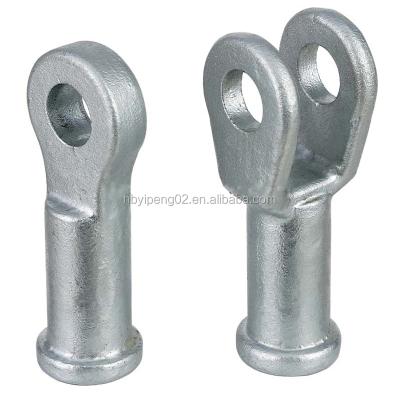 China High Quality Factory Price Tongue Clevis Galvanized Steel Sleeve For Insulator Mounting for sale