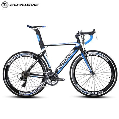 China FACTORY Directly XC7000 Aluminum Alloy EUROBIKE Racing Bike 54 Frame 14cm Lightweight Aluminum 700C Road BicycleM Fast Shipping for sale